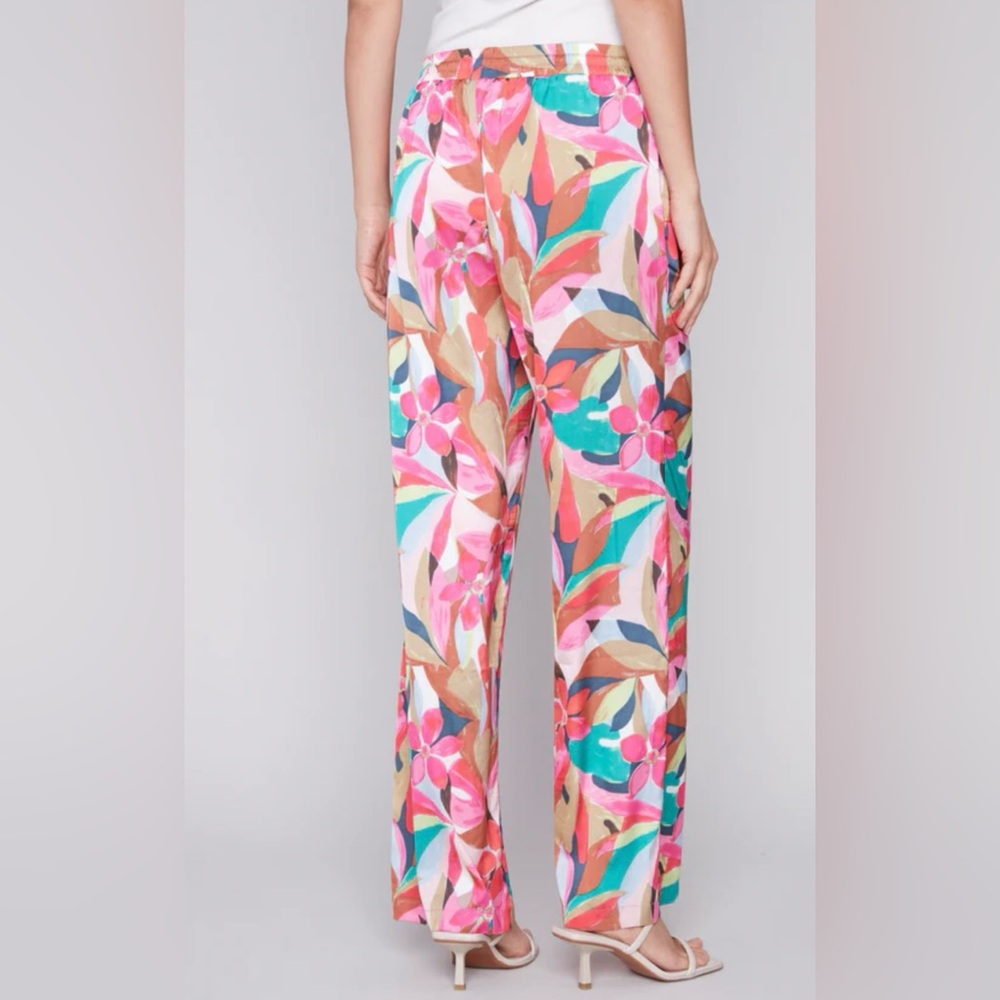 Charlie B wide leg printed pants - Picture 4 of 9
